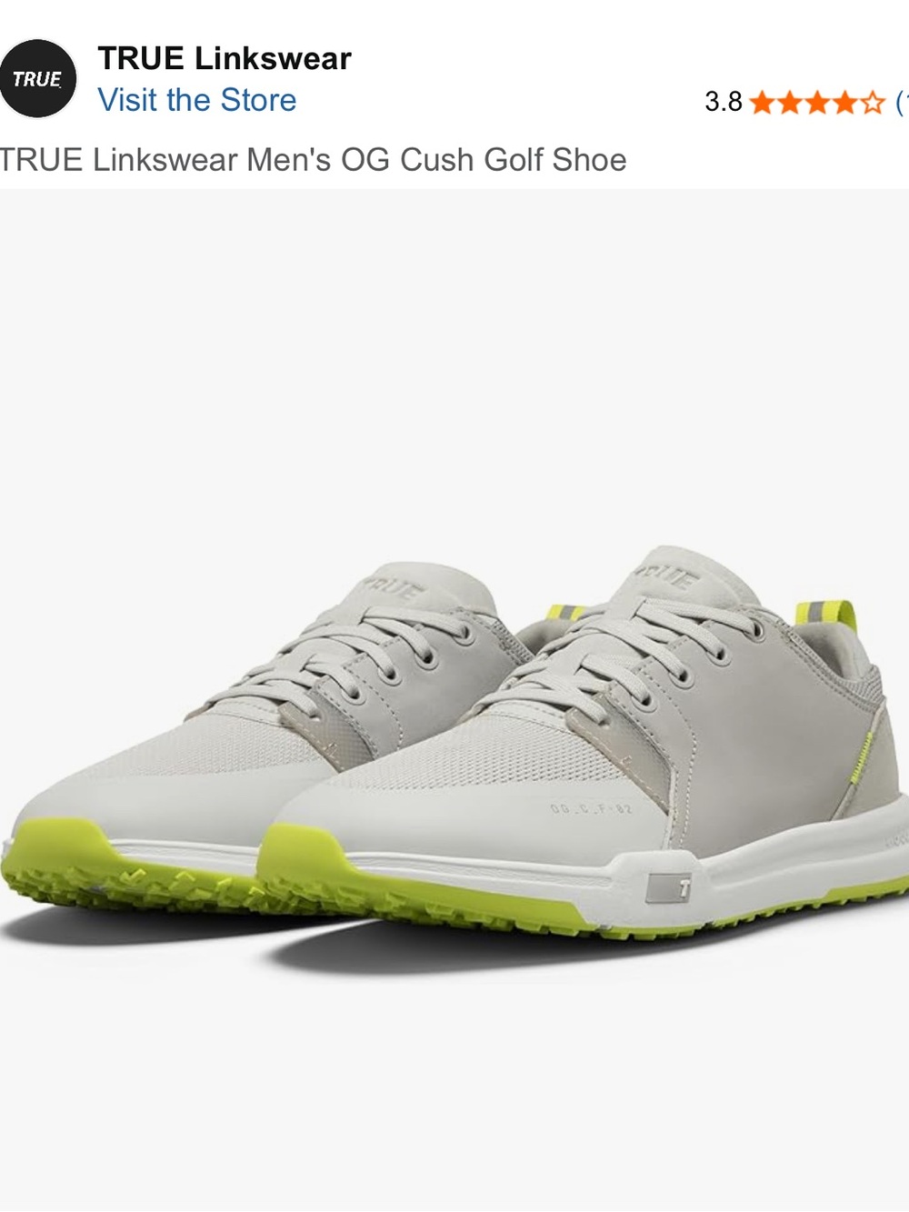 TRUE Linkswear Men's OG Cush Golf Shoe